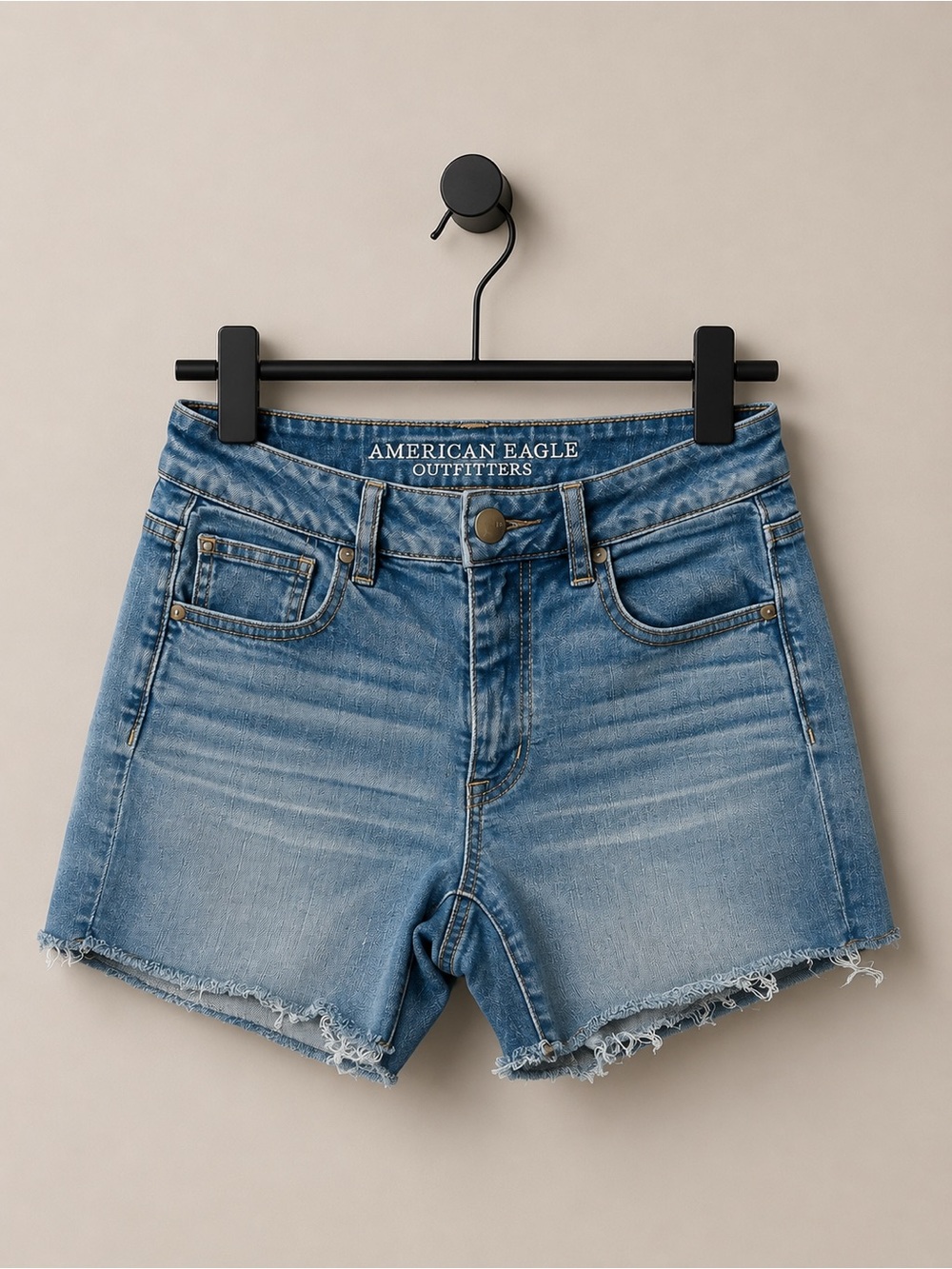 American Eagle Women’s High Rise Shortie AE Denim X Shorts Size 4